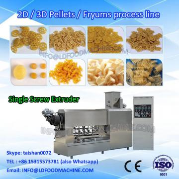 Chinese Fried 2d Wheat Flour Potato pellets Chips Machine Potato Chips Based Pellet Cracker Production Line