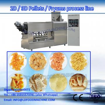 full automatic extruded snack pellets 3D Food production line