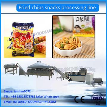 2017 Automatic Extruded Fried Snack Food wheat Flour Chips Making Machine