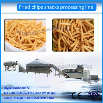Automatic Extruded Fried Wheat Flour Snacks Crispy Chips processing line