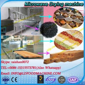 Continuous microwave tea leaf drying machine