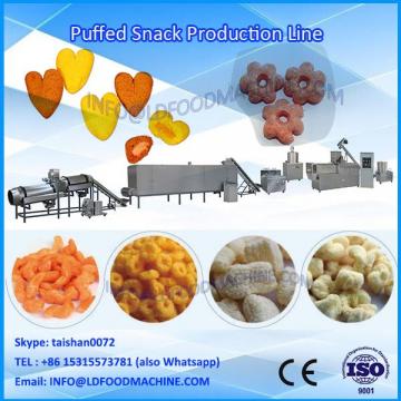 Energy saving fried snacks production line/flour puff snack chips machine