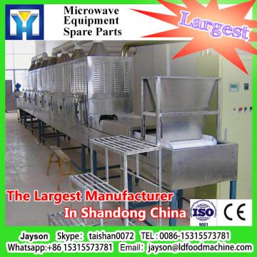 Conti tunnel type microwave dryer and sterilizing machine for herb