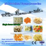 Potato twisted wheat fried fryum snack pellet double screw extruder line/processing plant China supplier 