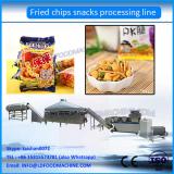 High capacity full automatic fried pellet chips processing line frying pellet food machine